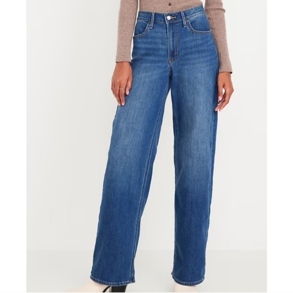 Old Navy Women's Blue Flare Jeans